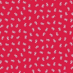 Small Buds (Red) - Cherry Lemonade Collection by In The Beginning Studio Fabrics